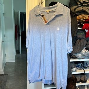 Burberry men’s light blue polo size XXL